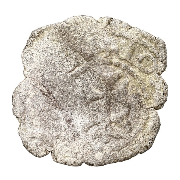 Medieval Hungary Silver Denar Coin of Mary, 1382-1385 / 1386-1395 CE (1 of 2)