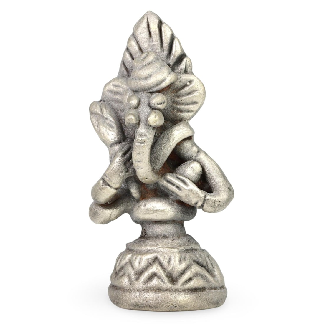 Post Medieval Sino-Tibetan Bronze Votive Figure, 18th-19th Century: This Post Medieval Sino-Tibetan bronze votive figure dates from the 18th to 19th centuries. Votive figures like these were commonly used in religious ceremonies and offerings within the Sino-Tibetan c