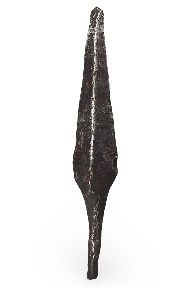 Ancient Scythian Trilobate Bladed Copper Alloy Iron Arrowhead, 7th-3rd Century BC (1 of 2)