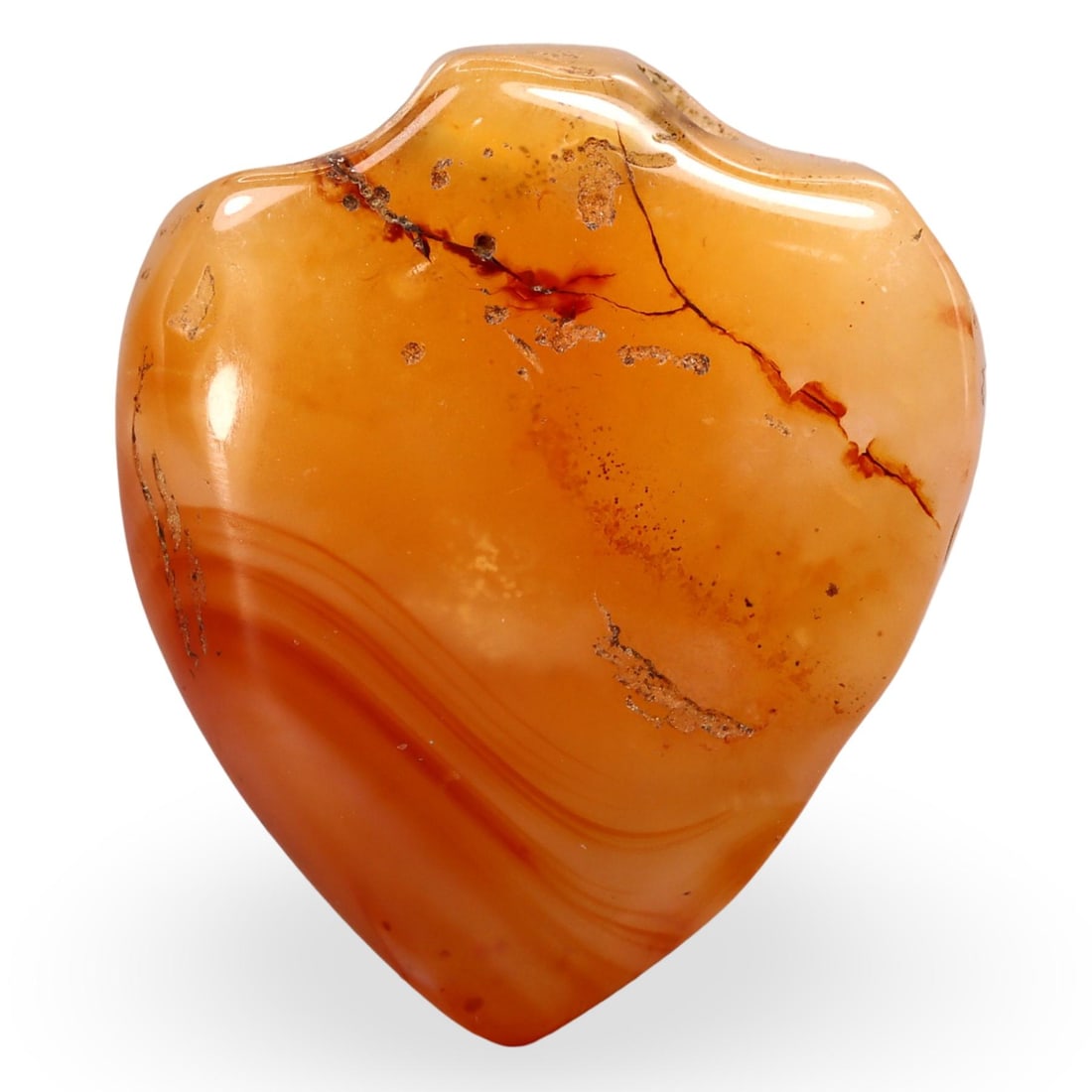 Post Medieval African Edo Tribal Carnelian Trade Pendant Bead, 16th-19th Century (1 of 2)