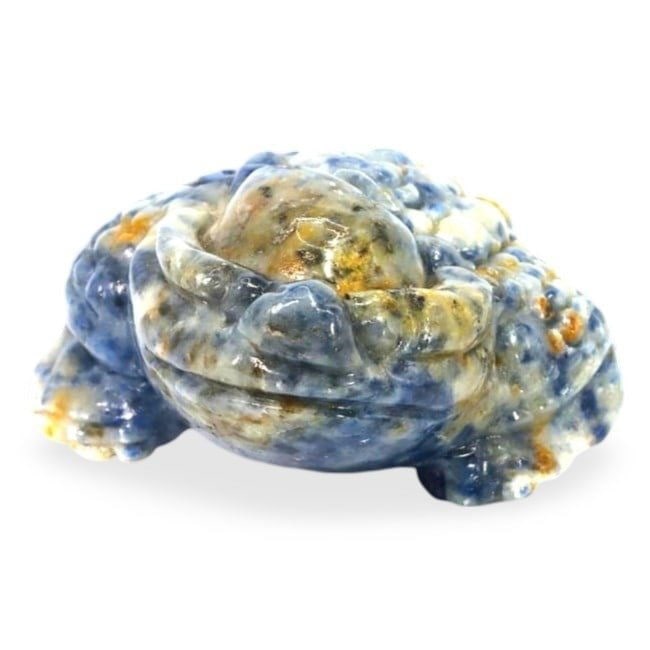 Post Medieval Sino-Mongolian Carved Frog Figurine, 18th-20th Century (1 of 4)