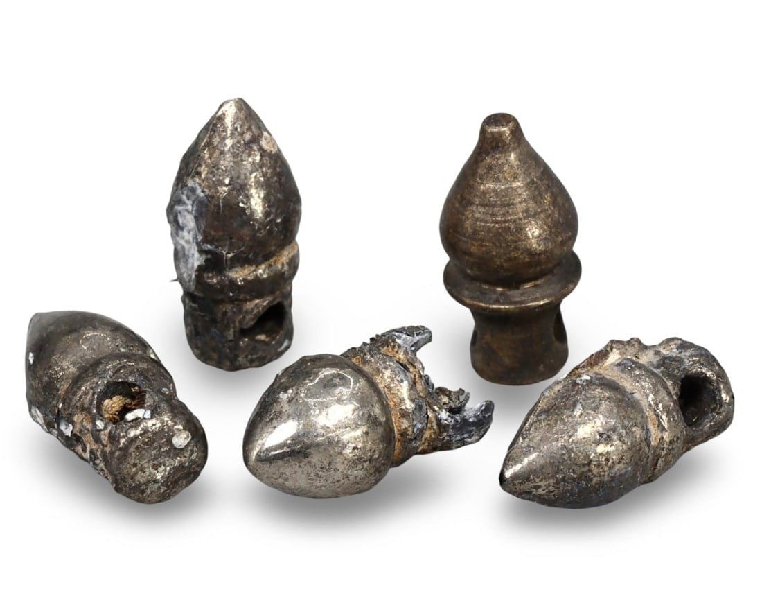 Ancient Medieval Viking / Celtic Silver Pendant Bead Ornaments, 9th-11th Century (1 of 1)