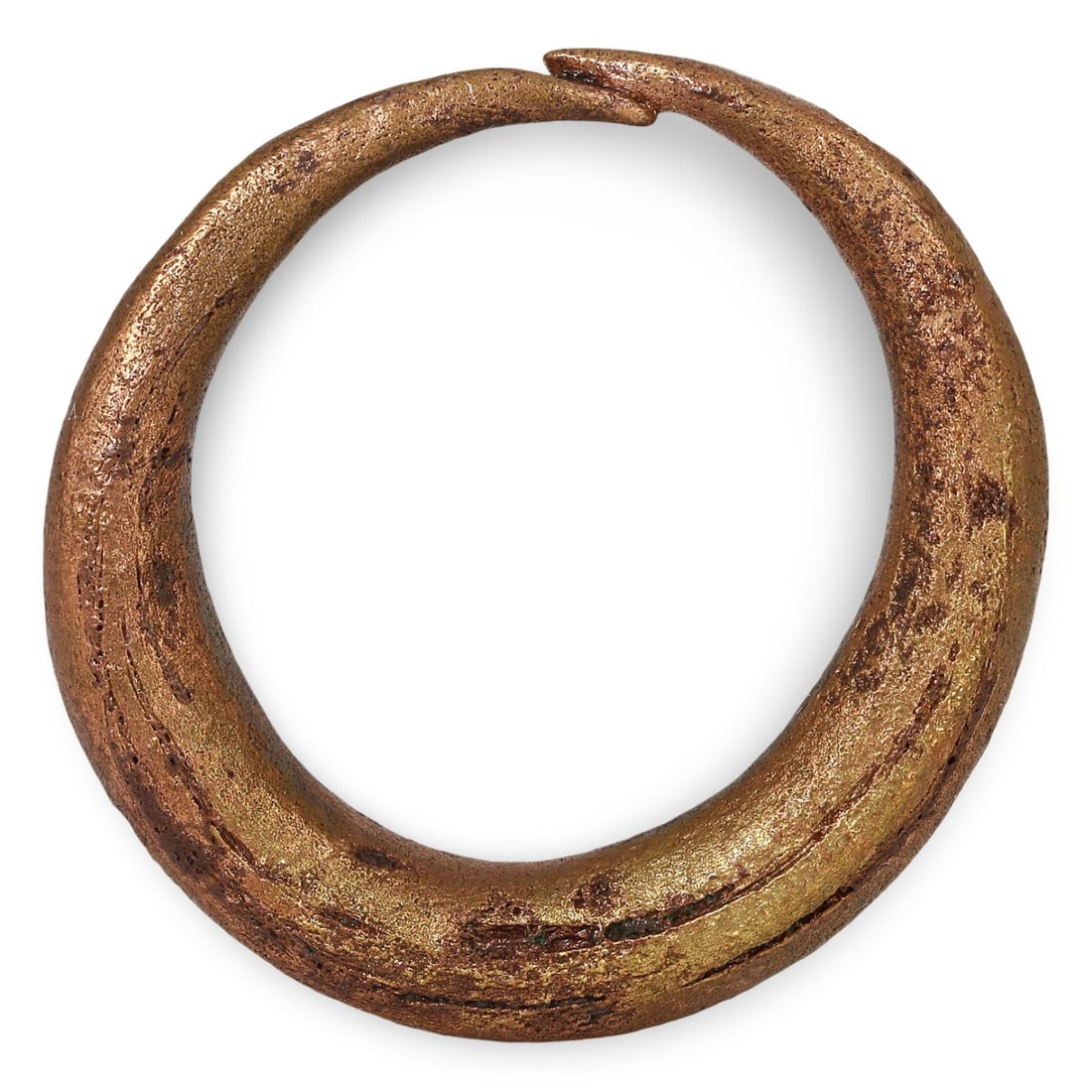 Ancient Medieval Viking Bronze Finger Ring / Penannular Brooch, 10th-11th Century (1 of 2)