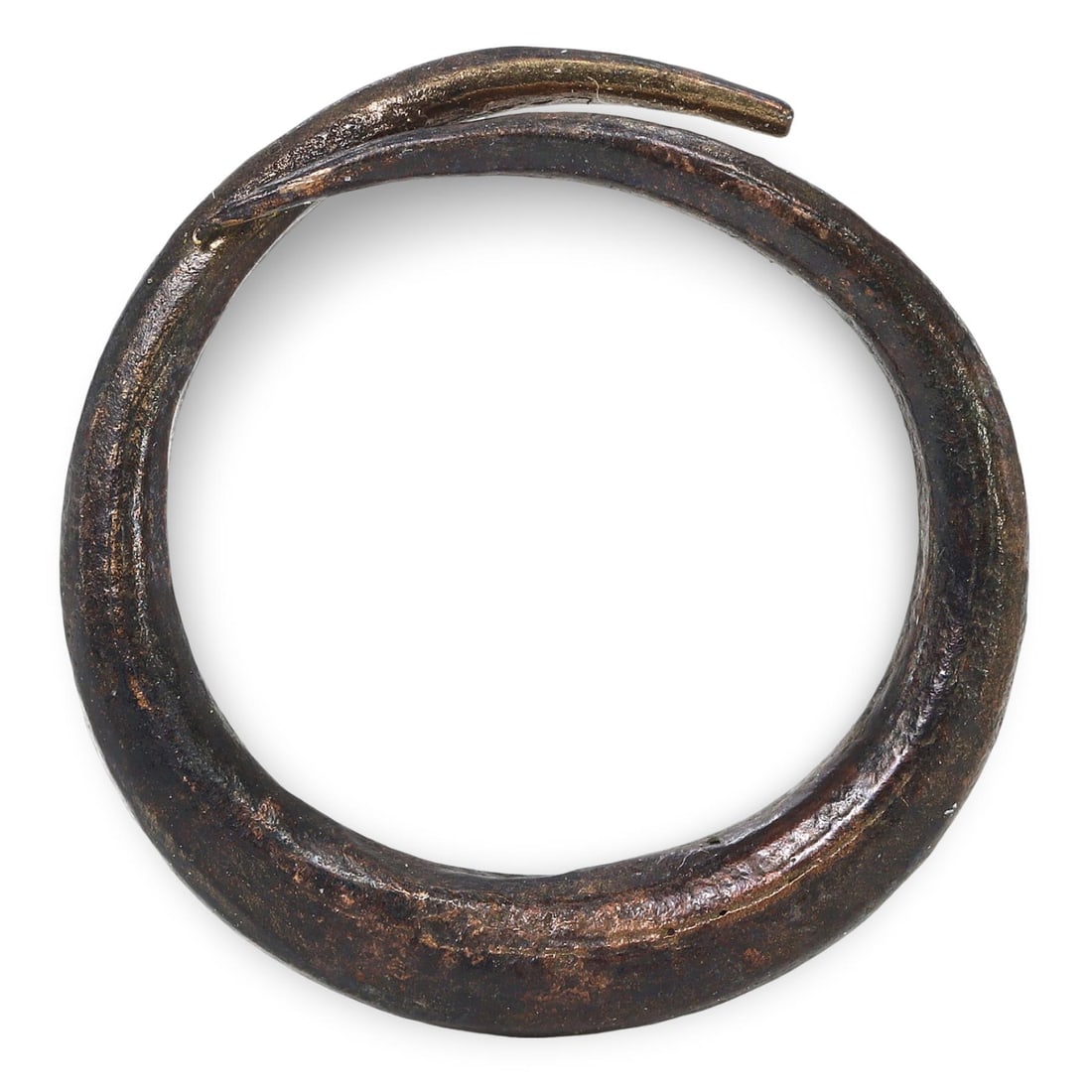 Ancient Medieval Viking Bronze Finger Ring / Penannular Brooch, 10th-11th Century (1 of 2)
