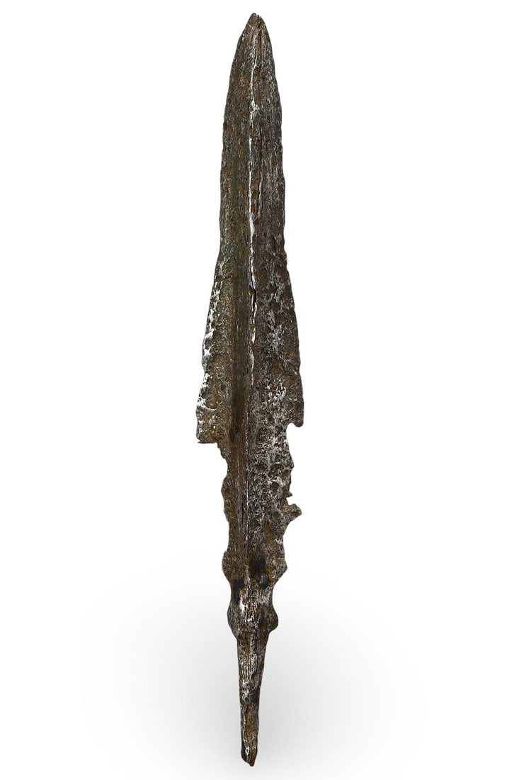 Ancient Middle Medieval Western Mongol Golden Horde Iron Arrowhead, 11th-13th Century (1 of 2)