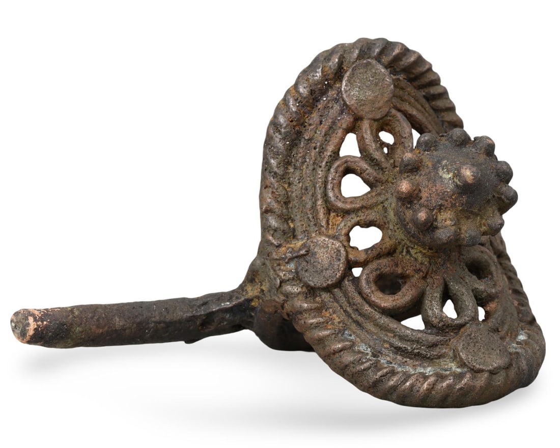 Ancient Early Medieval Gandharan Bronze Ring with Protrusion, 5th-10th Century (1 of 3)