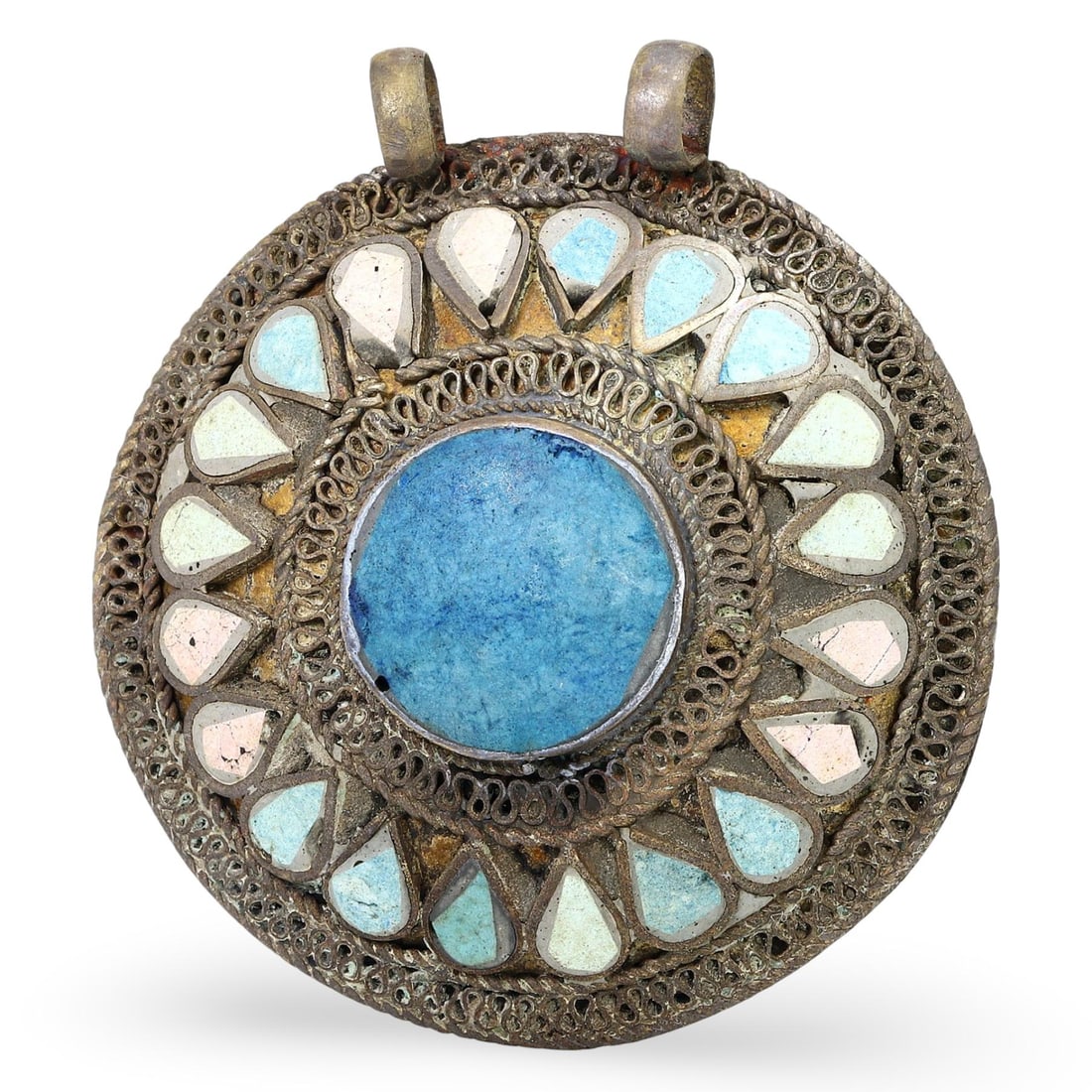 Post Medieval Qajar Dynasty Intricate Pseudo Filigree Amulet, 17th-19th Century (1 of 2)