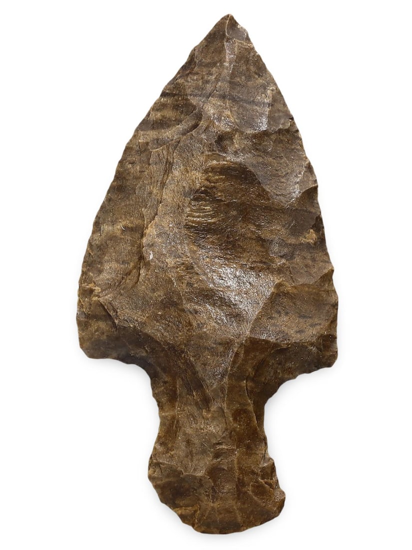 Authentic Ancient Native American Flint Arrowhead Prehistoric Artifact (1 of 2)