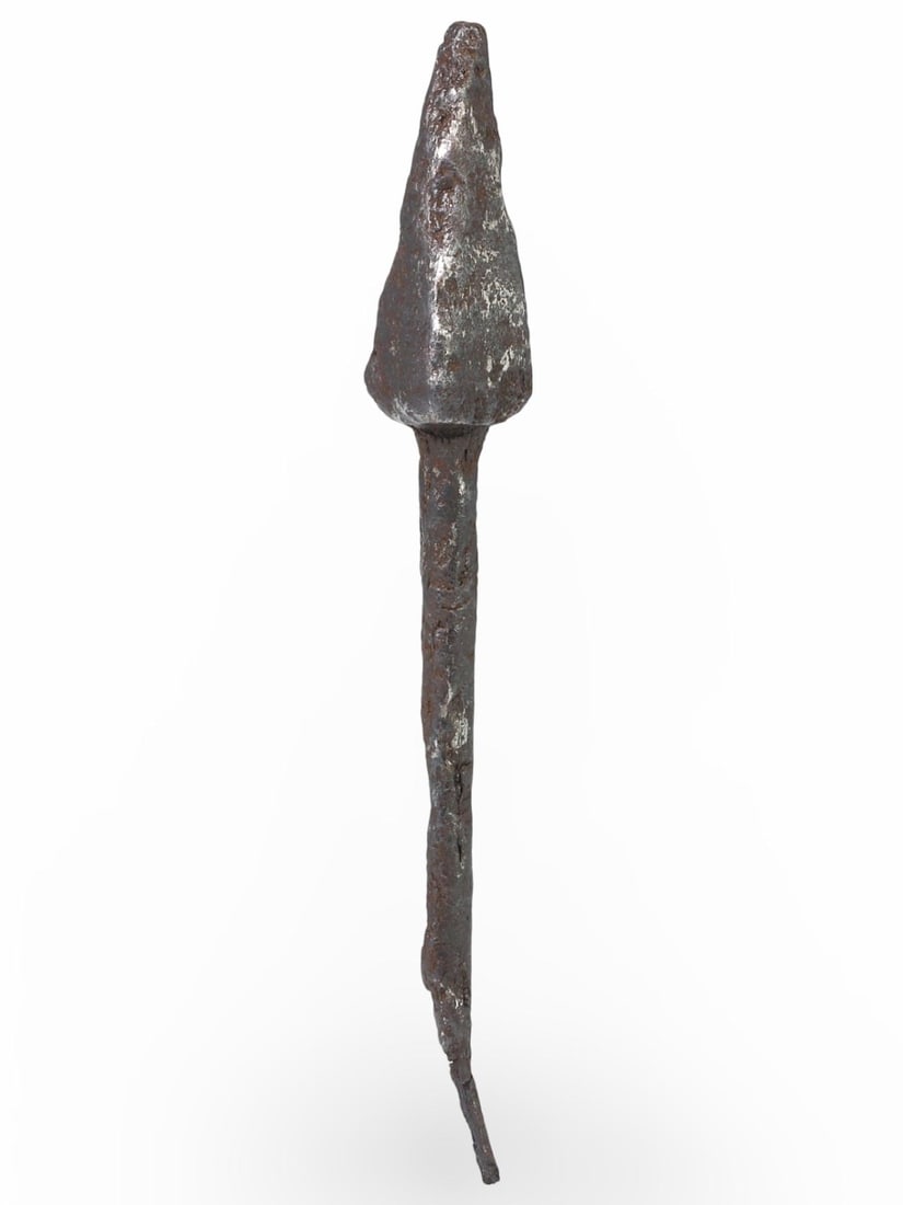 Ancient Roman Iron Arrowhead Square-Headed Pointed Tang, 2nd-3rd Century A.D. (1 of 2)