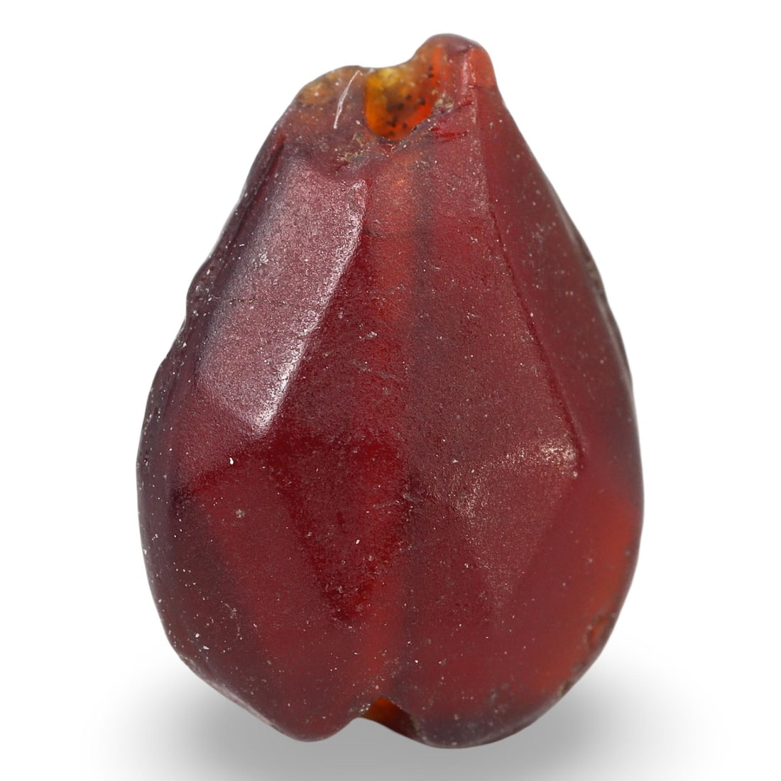 Post Medieval Bohemian Facet Dropped Garnet, 16th-19th Century (1 of 2)