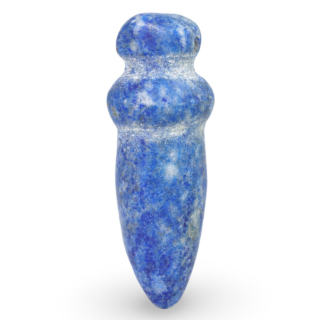 Ancient Coptic Byzantine Egyptian Carved Lapis Lazuli Pillar Amulet, 4th-7th Century (1 of 2)