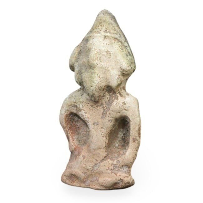 Ancient Archaic Greek Terracotta Votive Idol Figure Statuette, Circa 7th Century BC (1 of 3)