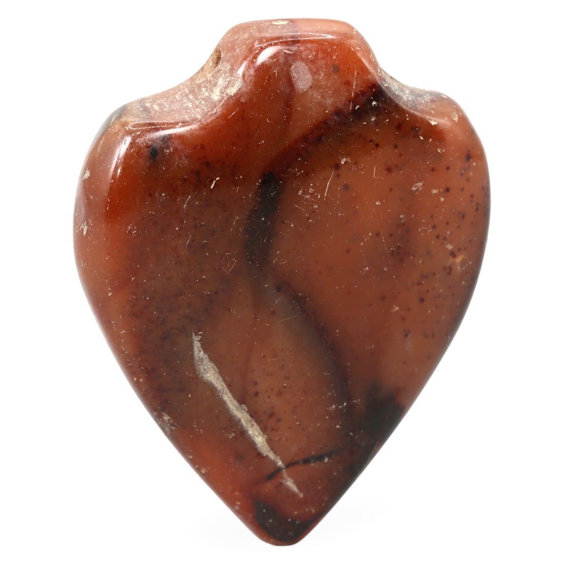 Post Medieval African Edo Tribal Carnelian Trade Pendant Bead, 16th-19th Century (1 of 2)