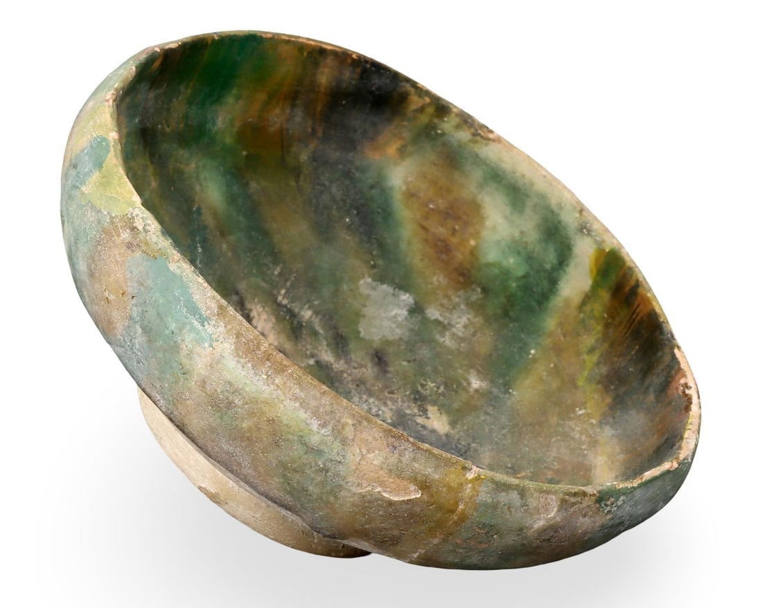 Ancient Middle Medieval Samanid Dynasty Khurasan Pottery Bowl, 10th Century (1 of 3)