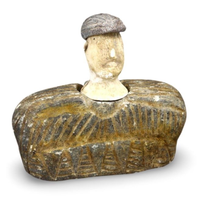 Central Asian Tribal Art Stone Carving Idol Figure Statuette (1 of 4)