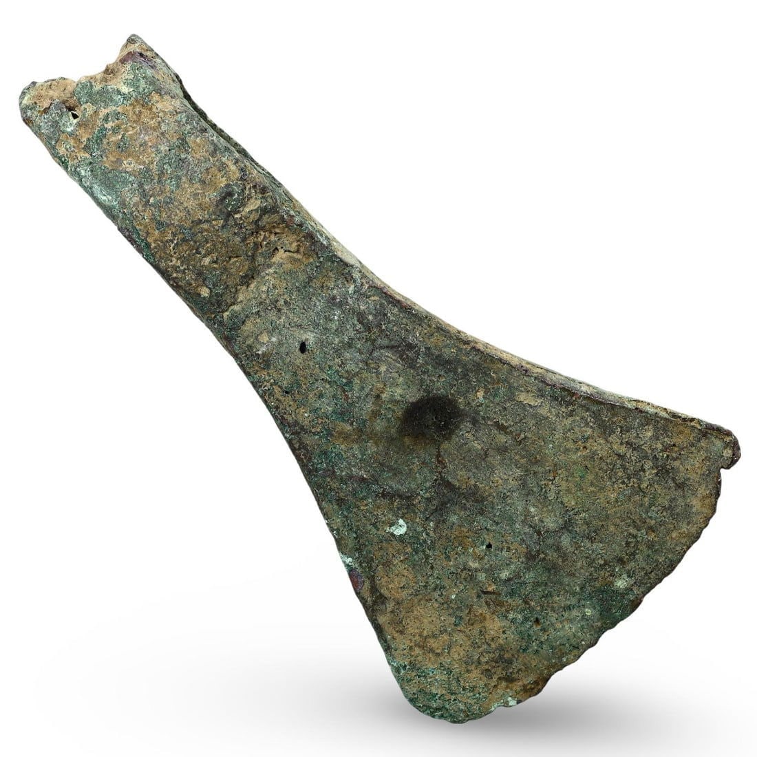 Ancient Luristan Bronze Axe Head, c. 1000-650 BC: This exceptional artifact is an ancient Luristan bronze axe head, dating from approximately 1000-650 BC. This piece highlights the sophisticated metallurgical techniques and artistic craftsmanship of 