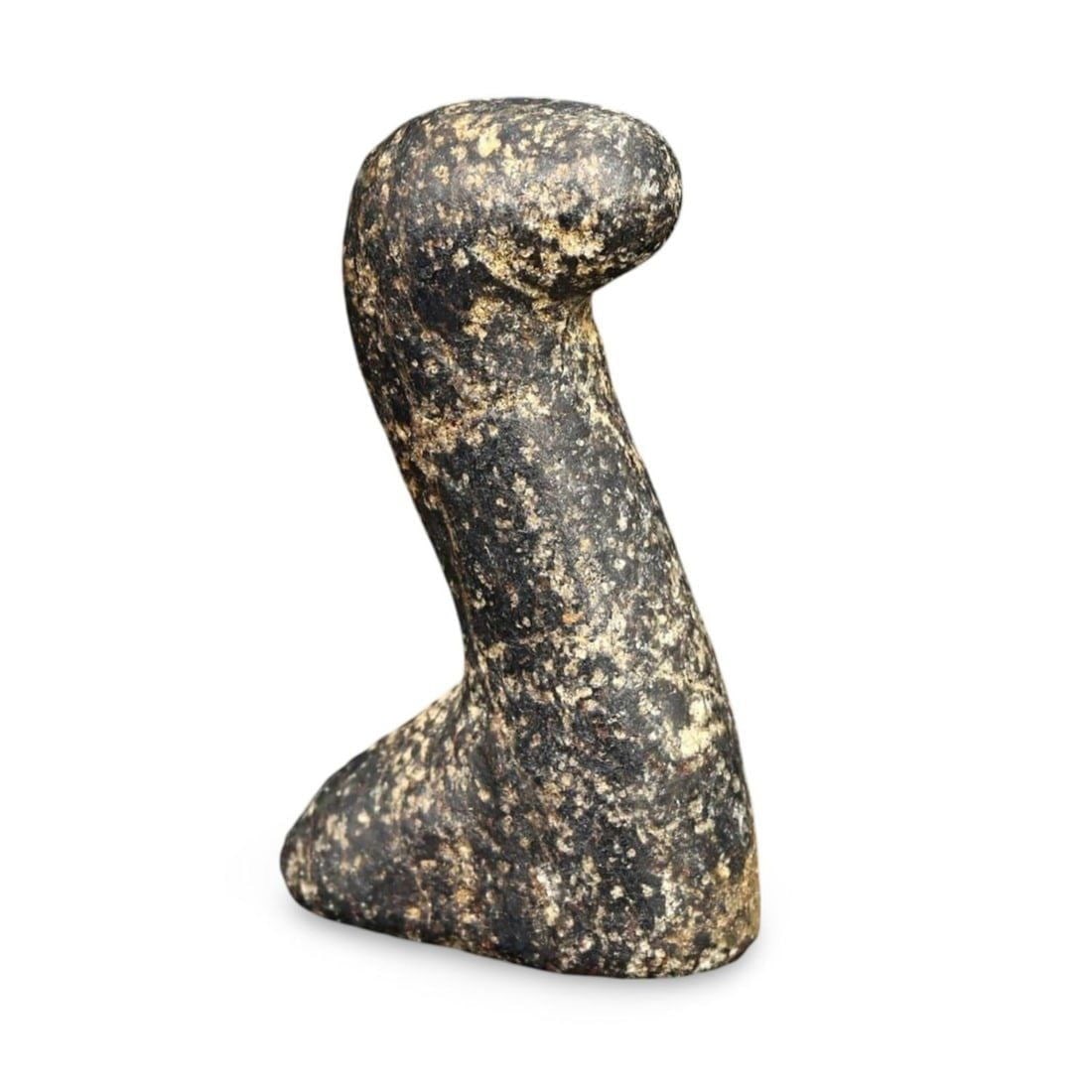 Ancient Egyptian Steatite Carved Snake Amulet: No reserve is set for any lot; the starting price is the basic price of the lot without reserve. We are delighted to present an extraordinary collection of jewelry and artifacts spanning various histo