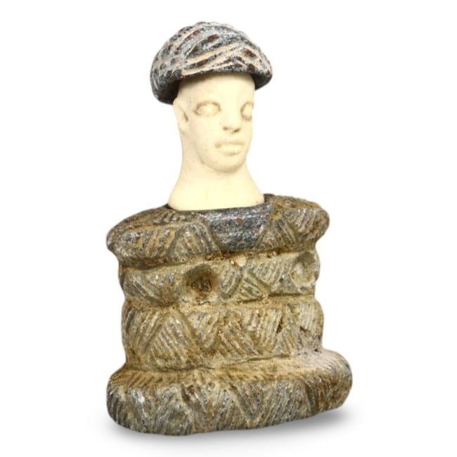 Central Asian Tribal Art Stone Carving Idol Figure Statuette (1 of 4)