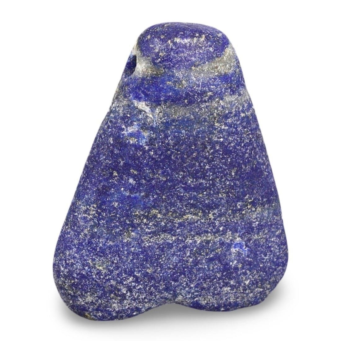 Ancient Egyptian Lapis Lazuli Homopoeic Fly Amulet, 2nd Millennium BCE: This ancient Egyptian amulet crafted from lapis lazuli depicts a homopoeic fly, dating back to the 2nd millennium BCE. Amulets like these were believed to possess protective qualities and were worn by