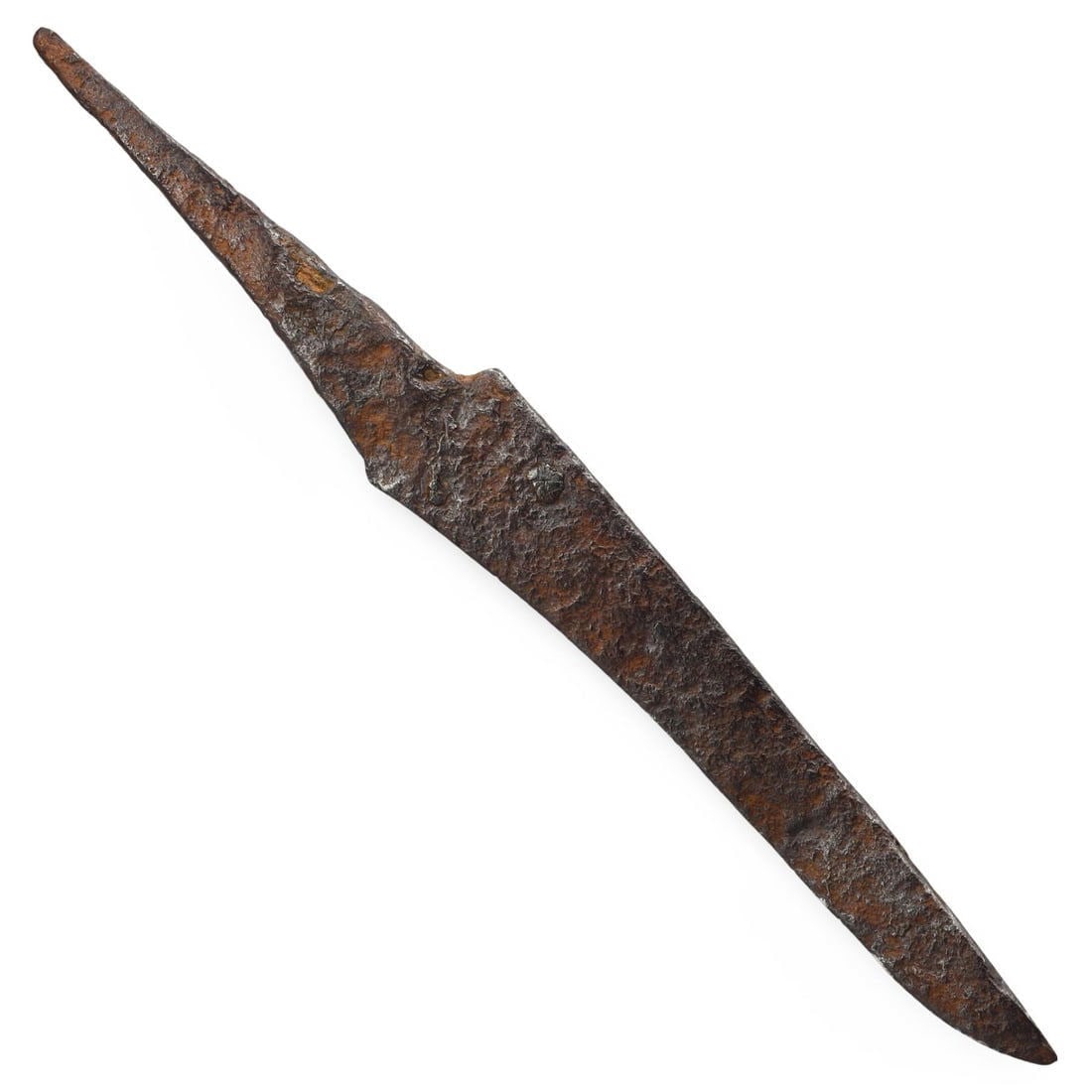 Ancient Germanic Iron Tanged Dagger Blade or Spearhead, 1st-8th Century (1 of 2)
