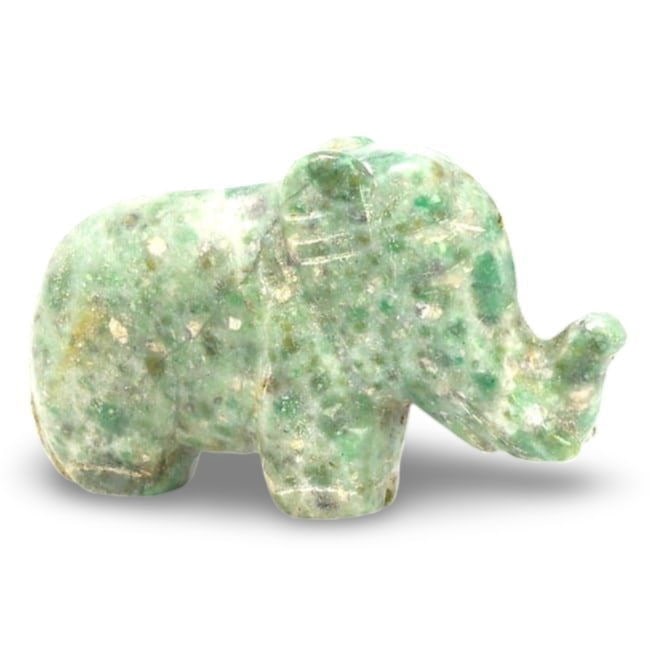 Ancient Late Medieval Central Asian Serpentine Carved Elephant Figurine, 12th-14th Century AD (1 of 1)