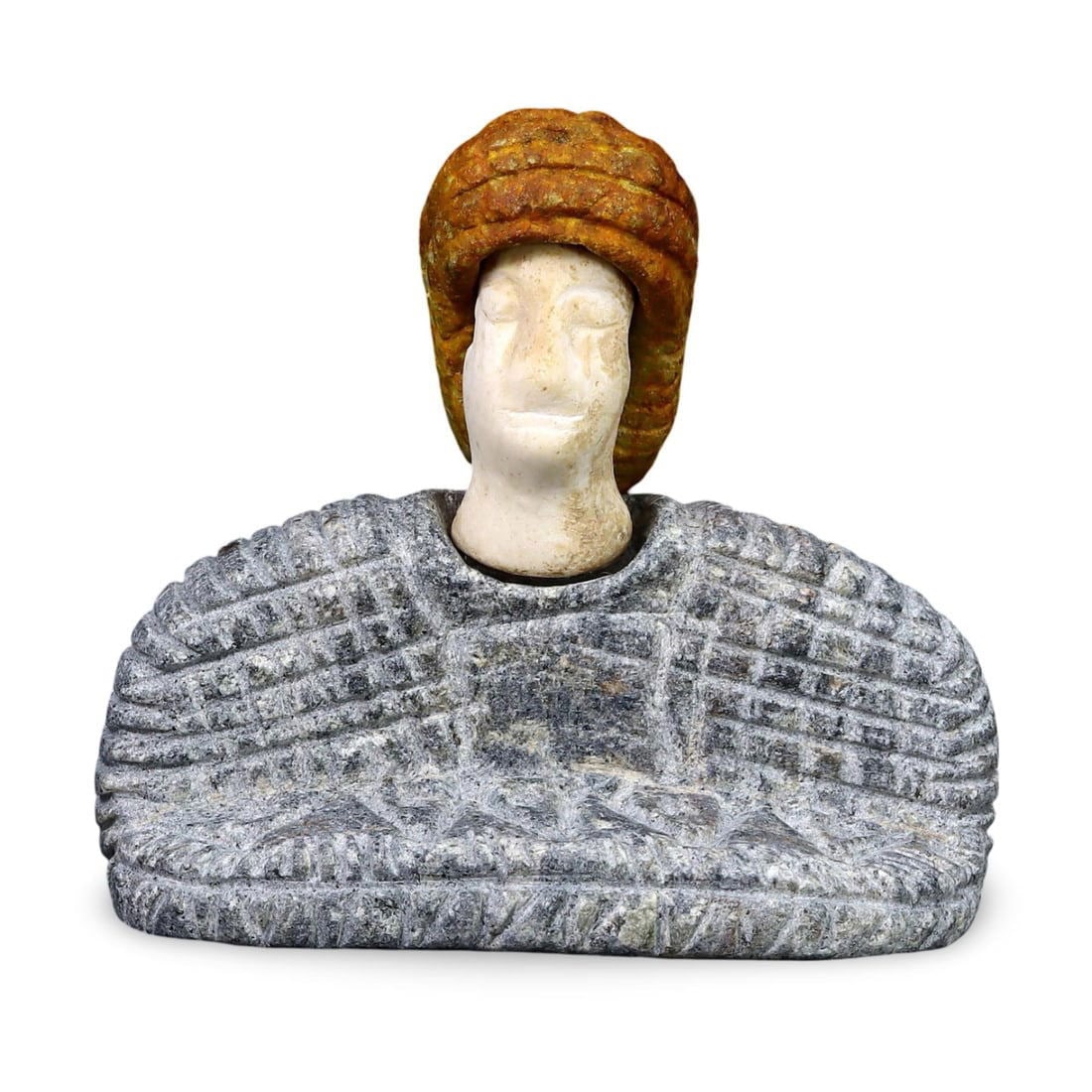 Central Asian Tribal Art Stone Carving Idol Figure Statuette (1 of 4)