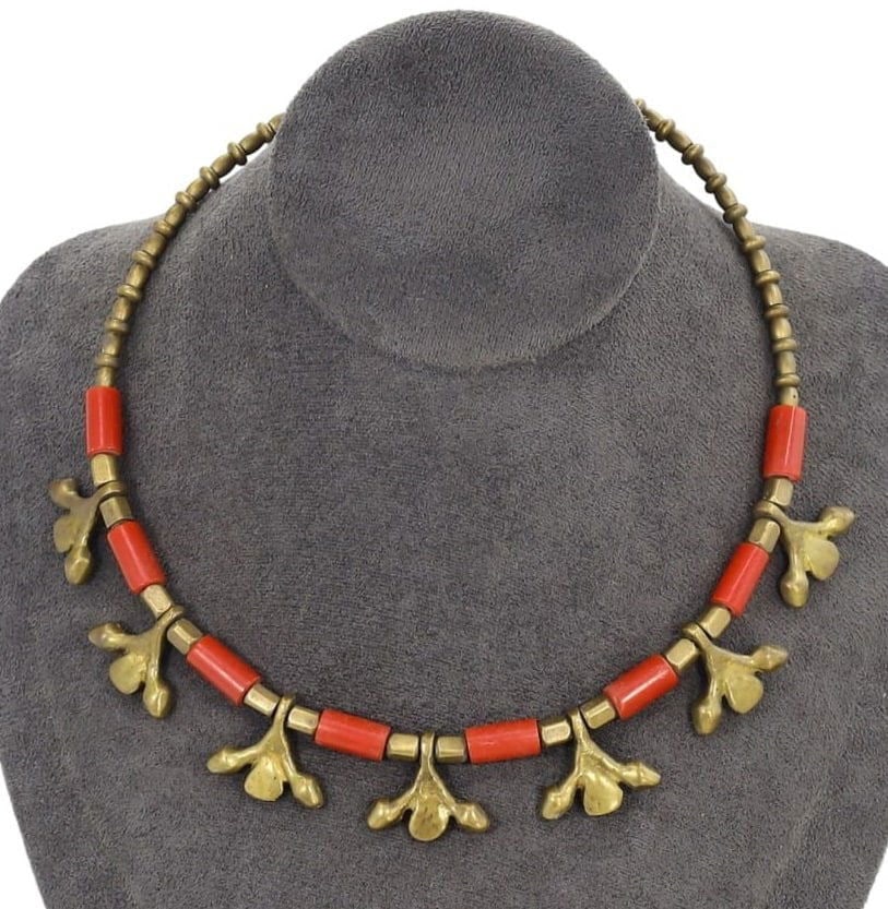 Post Medieval Konyak Tribe of Nagaland Brass Neck Torque, Late 19th Century (1 of 1)