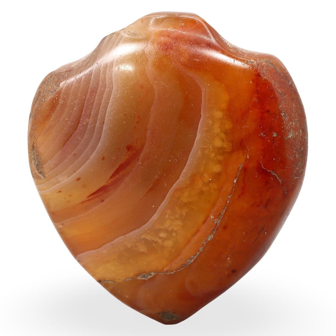 Post Medieval African Edo Tribal Carnelian Trade Pendant Bead, 16th-19th Century (1 of 2)