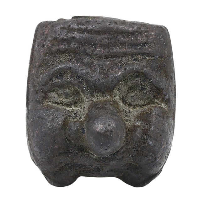 Post Medieval Tibeto-Burmese Long Nose Face Mask Amulet, 17th-20th Century (1 of 1)