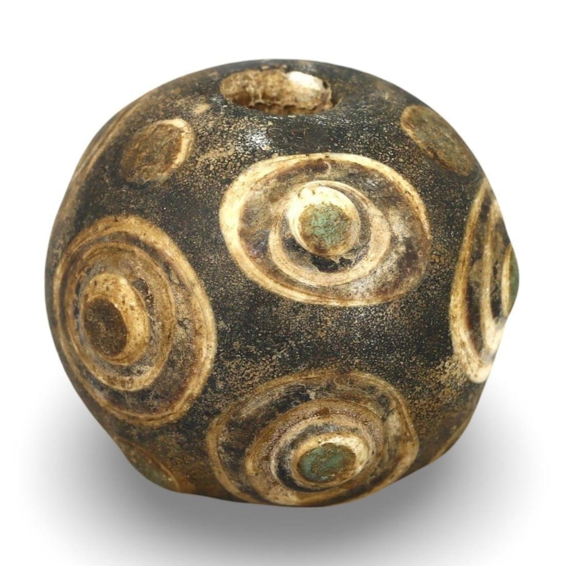 Eastern Zhou to Han Dynasty Compound Eye-Bead with Eyelets, 4th-2nd Century BC: [No Reserve] Hi everyone, I am Mark, curating this special World's Beads Treasure Hunt for UNICEF. Every lot starts at just $15 with no reserve, no matter the cost. You determine the final price! We'v