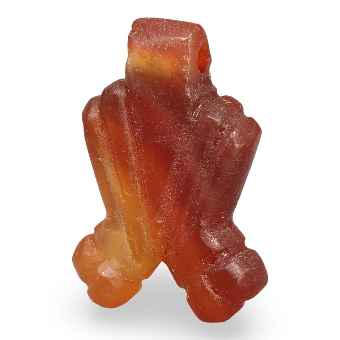 Ancient Coptic Period Egyptian Anthropomorphic Amulet, 4th-7th Century AD: [No Reserve] Hi everyone, I am Mark, curating this special World's Beads Treasure Hunt for UNICEF. Every lot starts at just $15 with no reserve, no matter the cost. You determine the final price! We'v