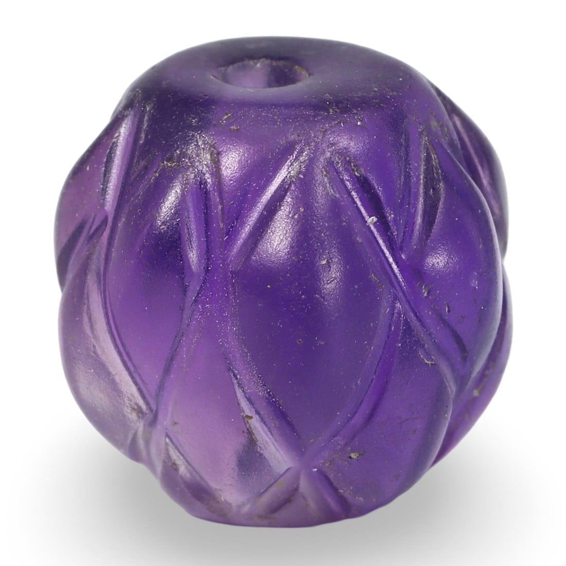 Post Medieval Mughal Empire Carved Melon-seed Amethyst Bead, 17th-18th Century: [No Reserve] Hi everyone, I am Mark, curating this special World's Beads Treasure Hunt for UNICEF. Every lot starts at just $15 with no reserve, no matter the cost. You determine the final price! We'v