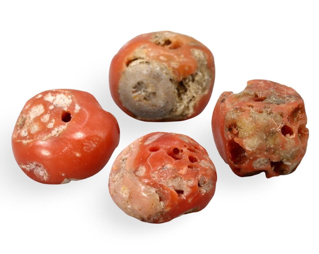 Post Medieval Sino-Tibetan Red Coral Beads, 16th-19th Century: [No Reserve] Hi everyone, I am Mark, curating this special World's Beads Treasure Hunt for UNICEF. Every lot starts at just $15 with no reserve, no matter the cost. You determine the final price! We'v