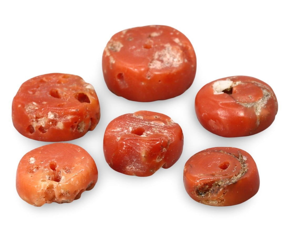 Post Medieval Sino-Tibetan Red Coral Beads, 16th-19th Century: [No Reserve] Hi everyone, I am Mark, curating this special World's Beads Treasure Hunt for UNICEF. Every lot starts at just $15 with no reserve, no matter the cost. You determine the final price! We'v