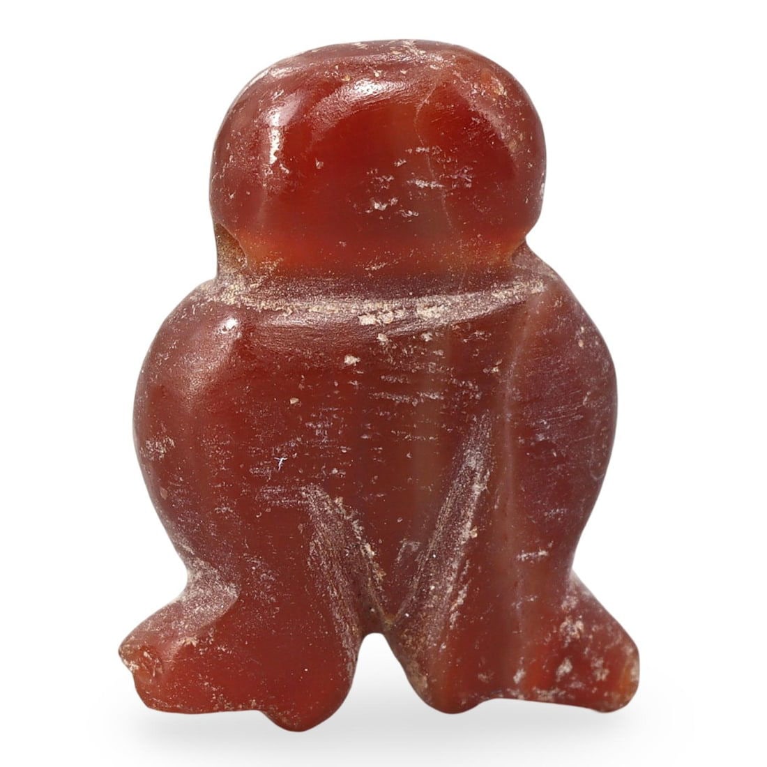 Ancient Medieval Burmese Pyu Pagan Zoomorphic Amulet Bead, 9th-13th Centur: [No Reserve] Hi everyone, I am Mark, curating this special World's Beads Treasure Hunt for UNICEF. Every lot starts at just 15 with no reserve, no matter the cost. You determine the final price! We've