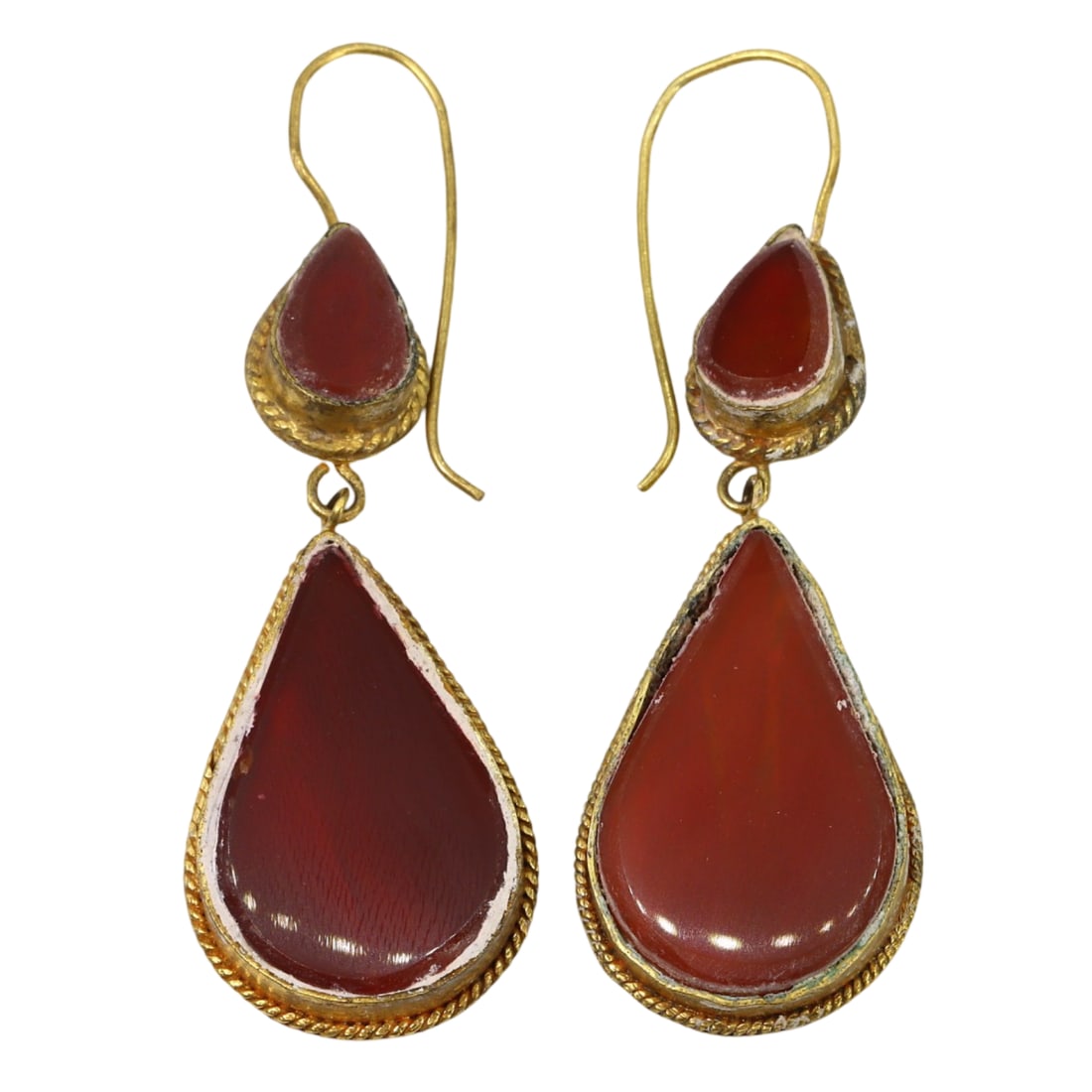 Antique Sino-Tibetan Gems Inlaid Silver Earrings: [No Reserve] Hi everyone, I am Mark, curating this special World's Beads Treasure Hunt for UNICEF. Every lot starts at just 15 with no reserve, no matter the cost. You determine the final price! We've