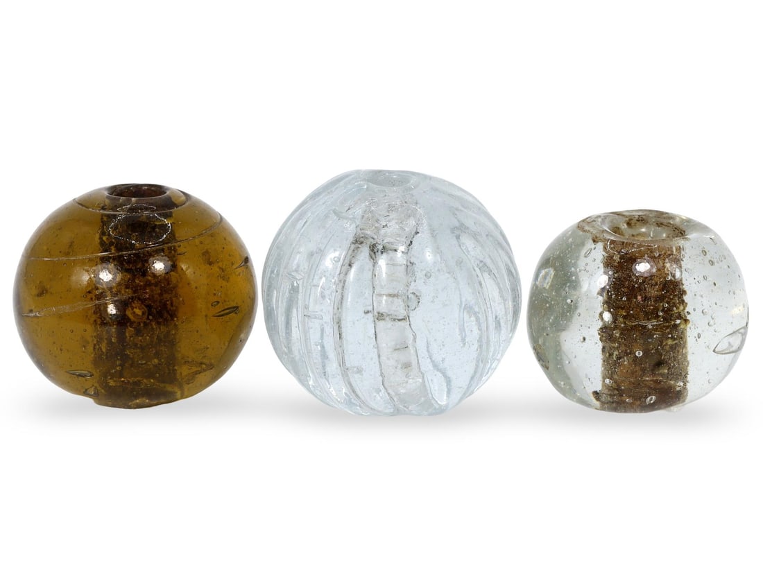 Antique Bohemian Molded Ribbed Art Glass Beads: [No Reserve] Hi everyone, I am Mark, curating this special World's Beads Treasure Hunt for UNICEF. Every lot starts at just $15 with no reserve, no matter the cost. You determine the final price! We'v