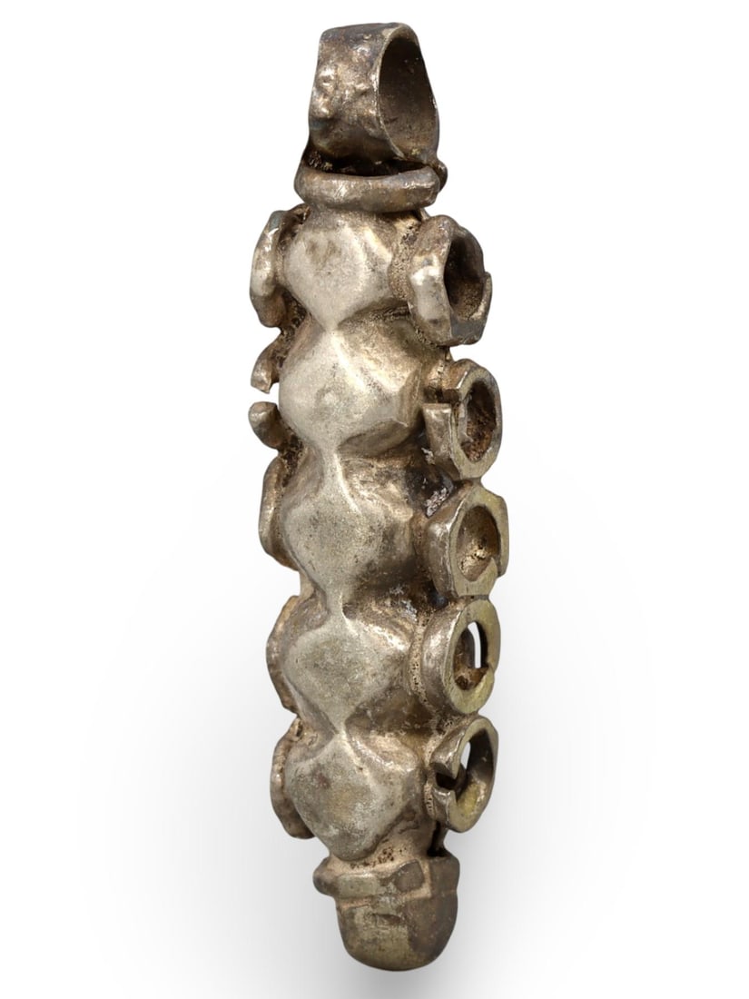 Ancient Medieval Viking Celtic HackSilver Pendant, 11th-13th Century (1 of 2)