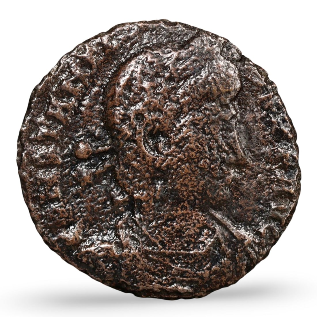 Ancient Roman Emperor's Portrait and Mythological Scene Bronze Coin, (15mm, 1.27g): [No Reserve] Welcome to Auction 28 - Classical Medieval Coins & Relics! This exclusive event showcases an extraordinary collection of classical coins and authentic Viking to Medieval bronze jewelry. O