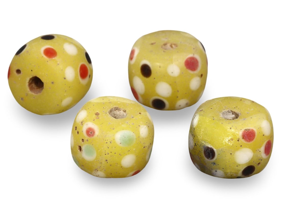 Antique Southeast Asia Borneo Trade Glass Beads: [No Reserve] Welcome to Auction 29 - No Reserve Tribal Treasures & Collector Beads! This special auction offers an incredible selection of collectible beads and tribal jewelry, all with no reserve. Ev