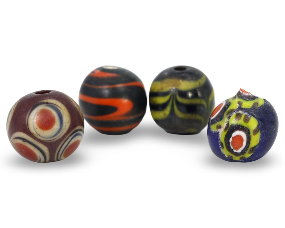 Antique Southeast Asia Borneo Trade Glass Beads: [No Reserve] Welcome to Auction 29 - No Reserve Tribal Treasures & Collector Beads! This special auction offers an incredible selection of collectible beads and tribal jewelry, all with no reserve. Ev