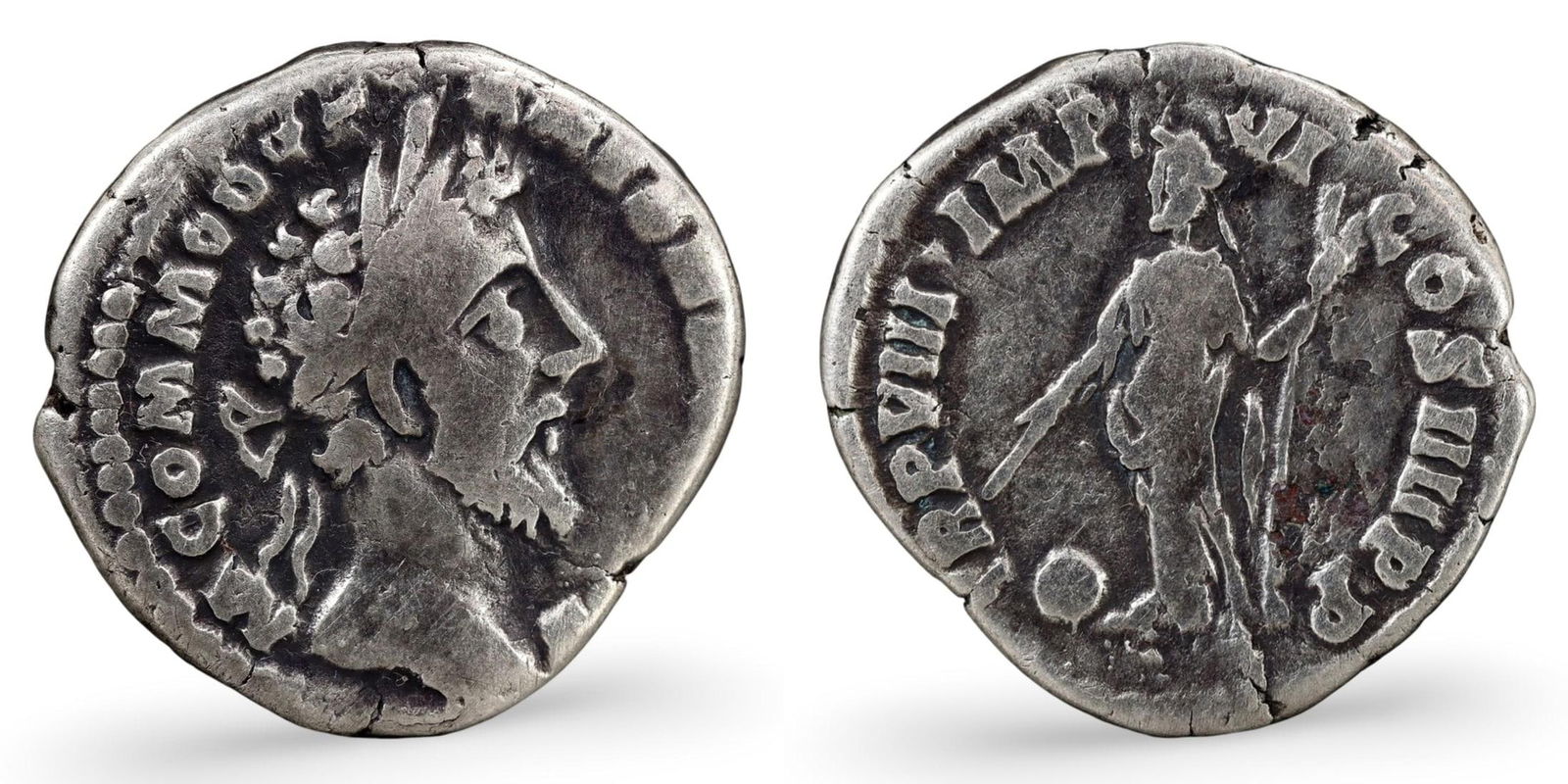 Authentic Ancient Roman Silver Denarius Coin, (16mm, 2.46g) (1 of 3)