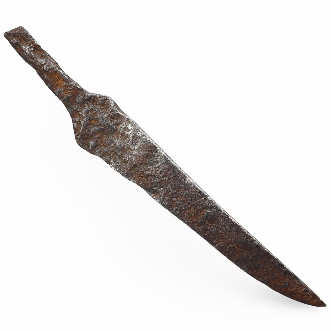 Ancient Germanic Iron Tanged Dagger Blade or Spearhead, 1st-8th Century (1 of 2)