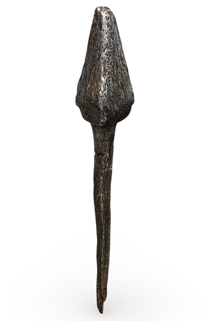 Ancient Roman Iron Arrowhead Square-Headed Pointed Tang, 2nd-3rd Century A.D. (1 of 2)