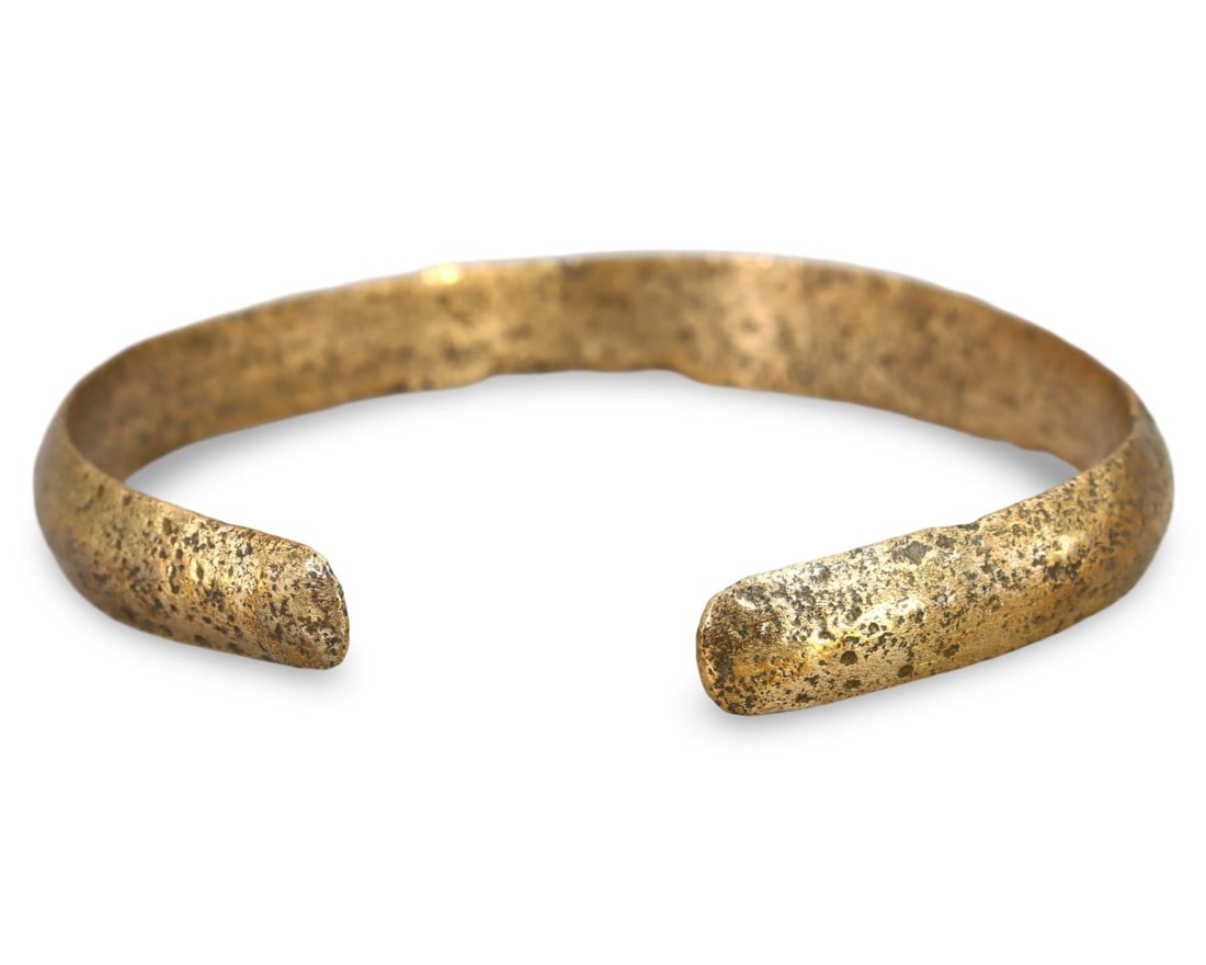 Authentic Ancient Medieval Viking / Celtic / Livonian Bronze Bracelet, 11th-13th Century: Authentic Ancient Medieval Viking / Celtic / Livonian Bronze Bracelet, 11th-13th Century
