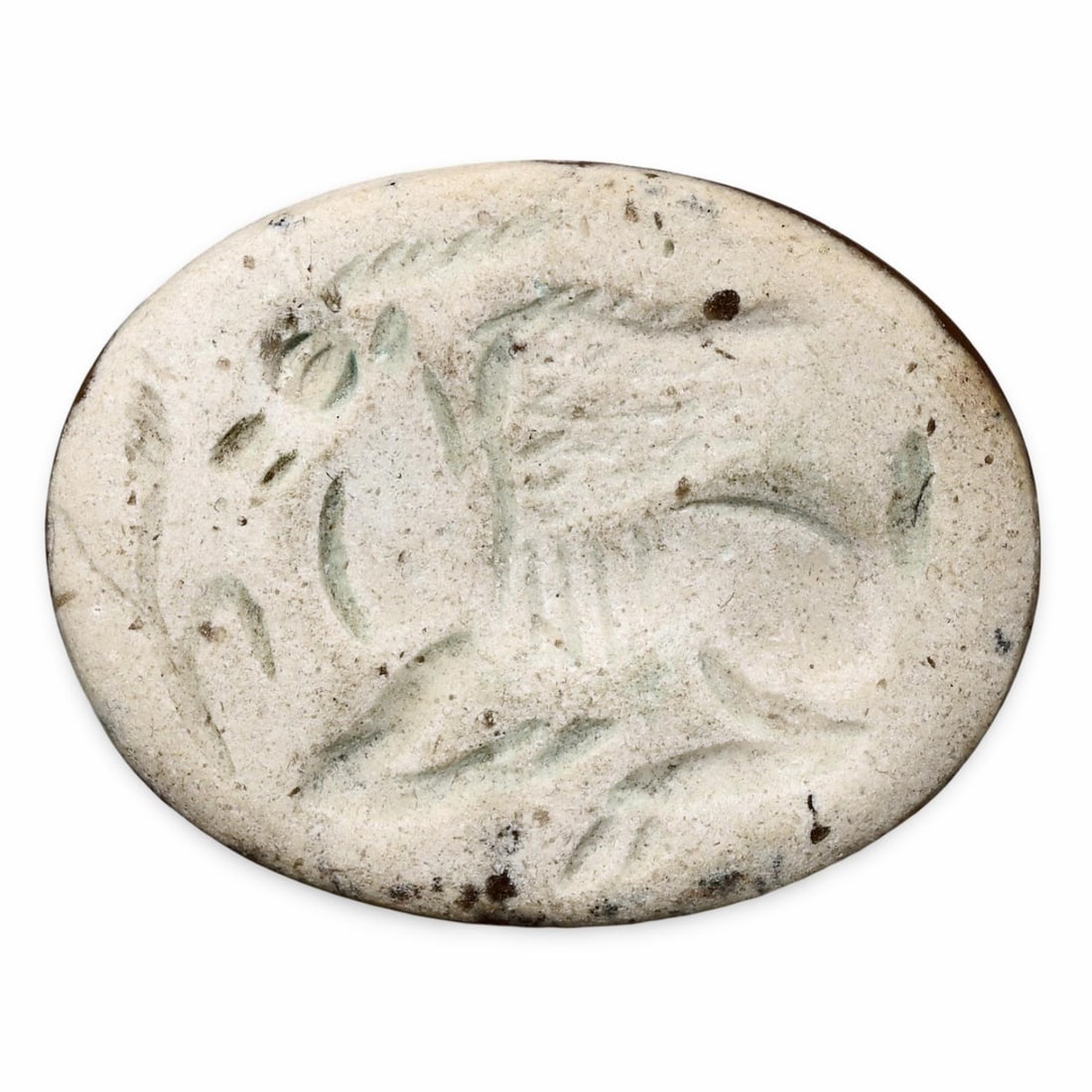 Antique Near Eastern Sasanian Style Intaglio Stamp Seal Bead: Antique Near Eastern Sasanian Style Intaglio Stamp Seal Bead