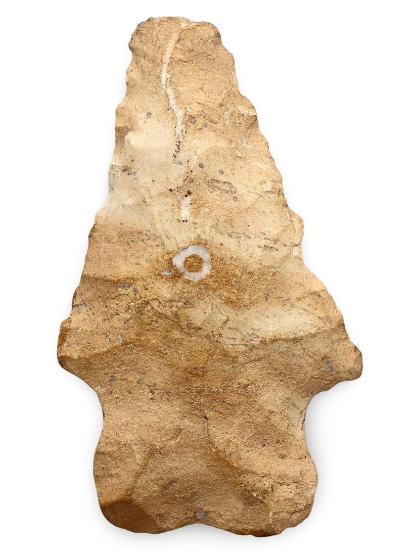 Authentic Ancient Native American Flint Arrowhead Prehistoric Artifact: Authentic Ancient Native American Flint Arrowhead Prehistoric Artifact