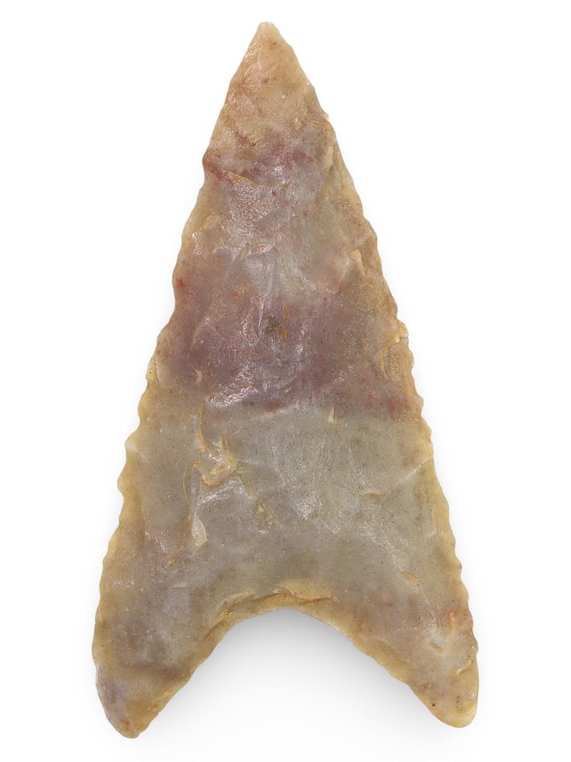 Authentic Ancient Native American Flint Arrowhead Prehistoric Artifact: Authentic Ancient Native American Flint Arrowhead Prehistoric Artifact