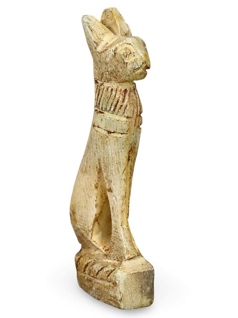 Antique Post Medieval Egyptian Grand Tour Bastet Cat Figurine (1 of 2)