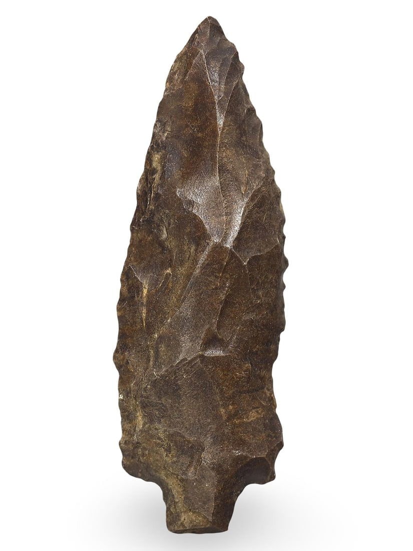 Authentic Ancient Native American Flint Arrowhead Prehistoric Artifact: Authentic Ancient Native American Flint Arrowhead Prehistoric Artifact